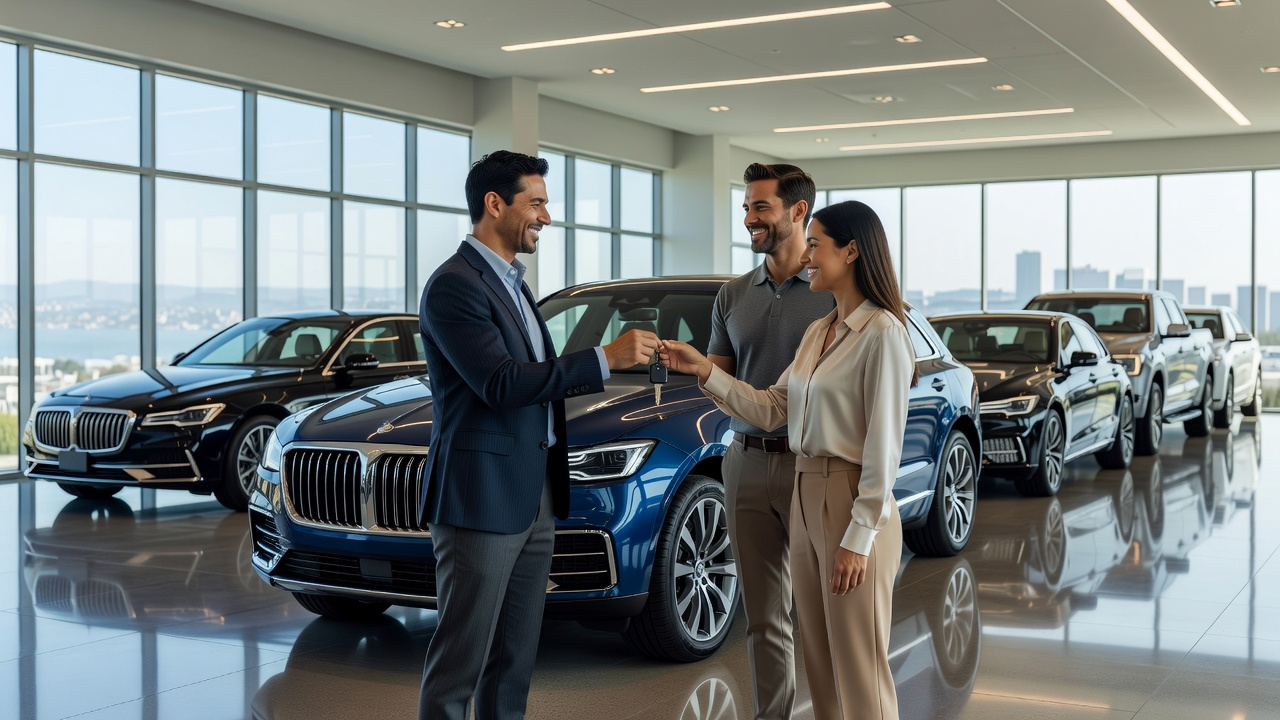 San Jose luxury vehicle showroom at Bay Area Vip Rides auto dealership