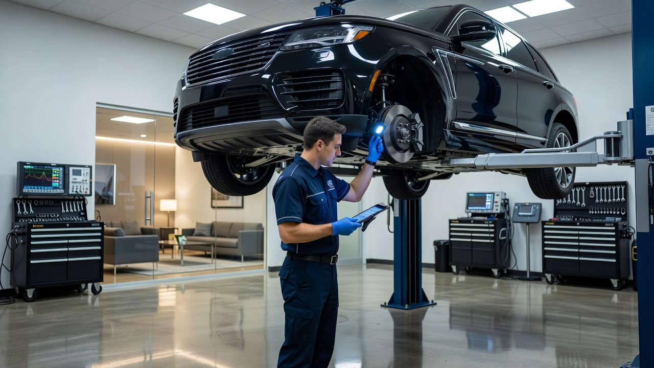 Luxury vehicle dealership showroom in San Jose Bay Area featuring premium cars